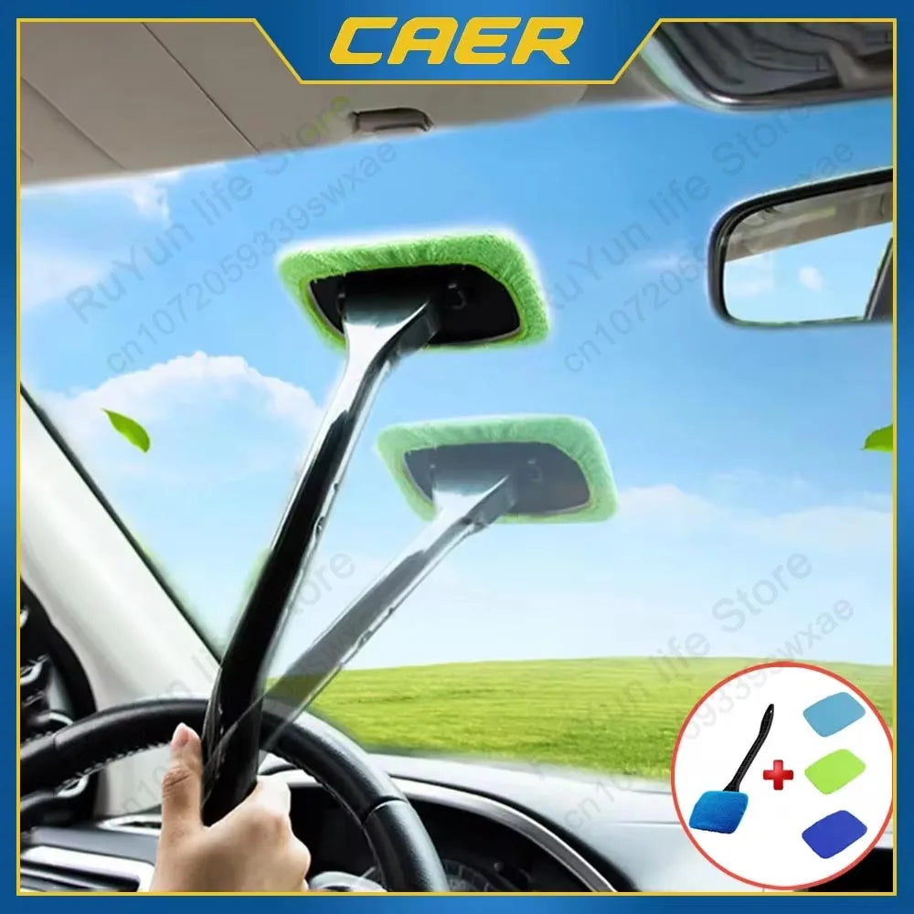 reuseable microfiber windshield brush