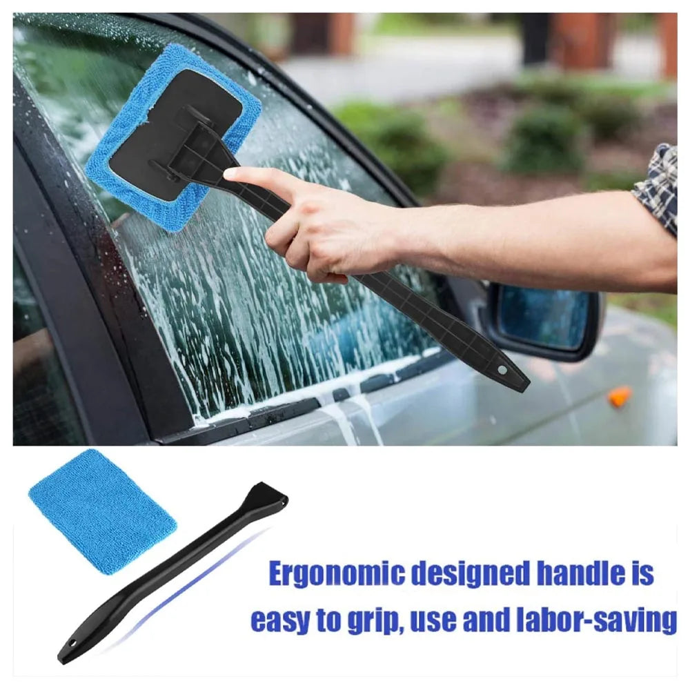 reuseable microfiber windshield brush