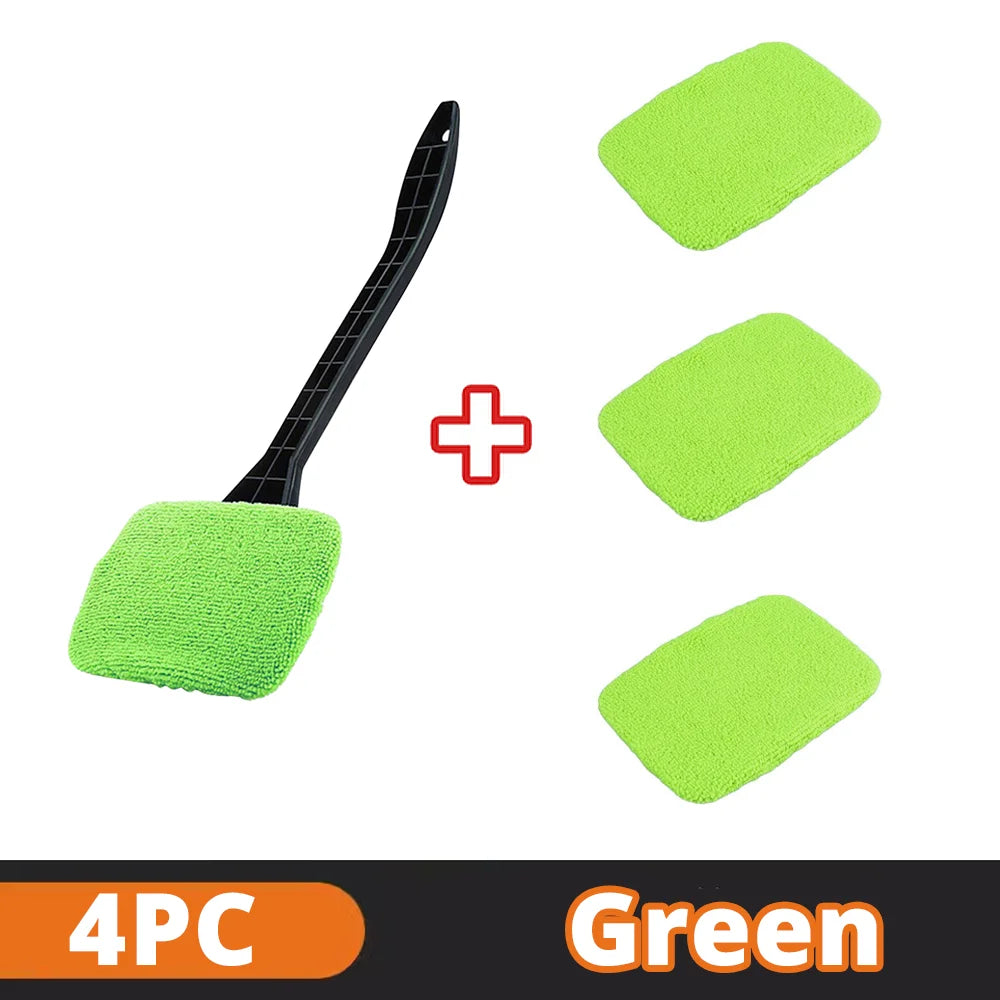 reuseable microfiber windshield brush