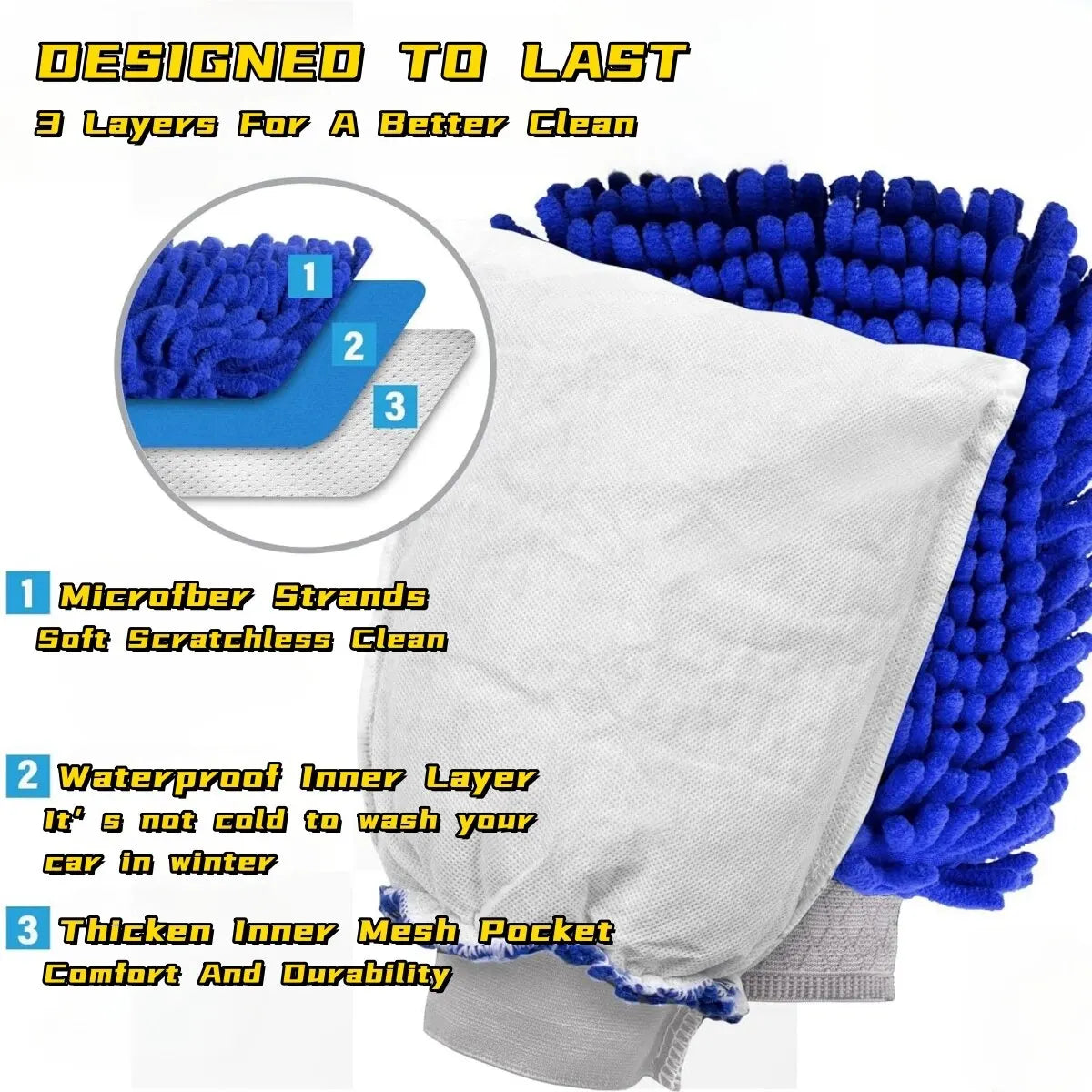 Microfiber Wash Mitt