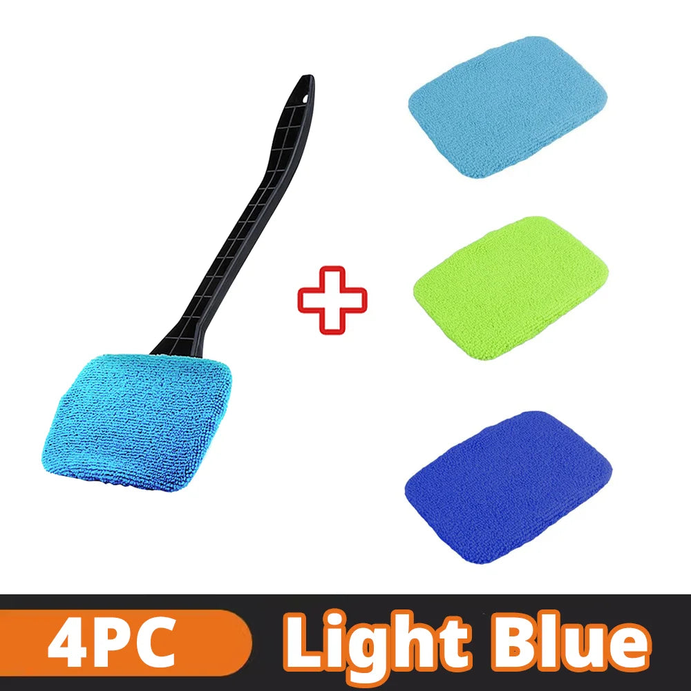 reuseable microfiber windshield brush