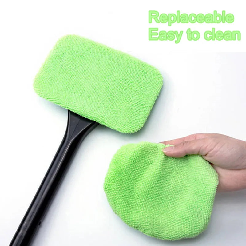 reuseable microfiber windshield brush